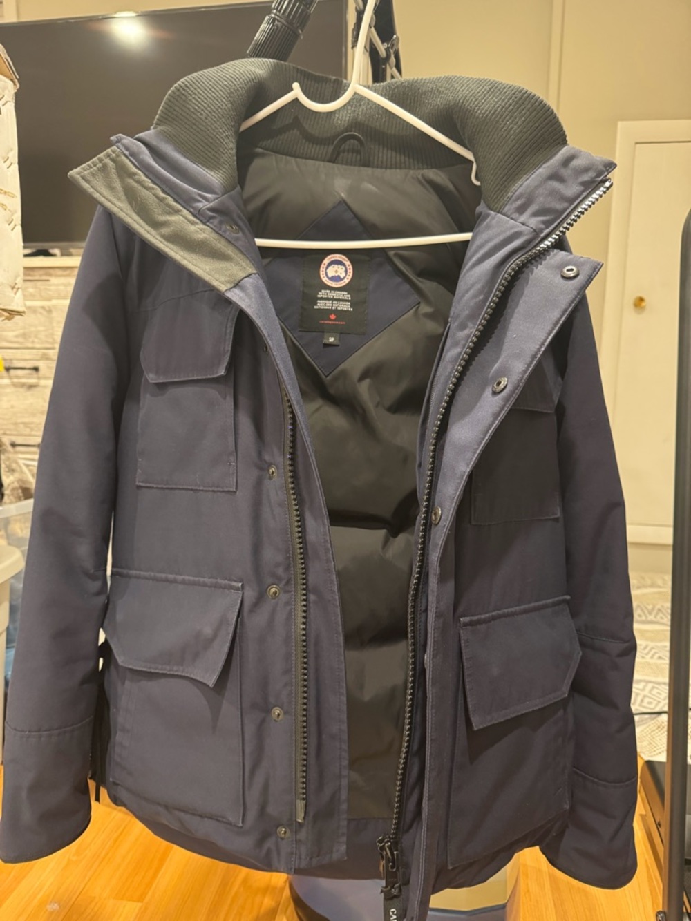 Canada Goose Men's Navy Maitland Parka (Small)